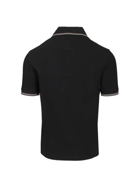 Koszulka polo Emporio Armani z krótkim rękawem niebieska