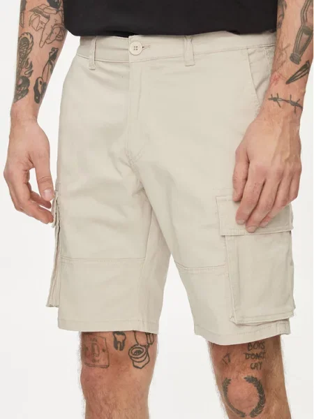 Kratke hlače iz tkanine Only & Sons bež