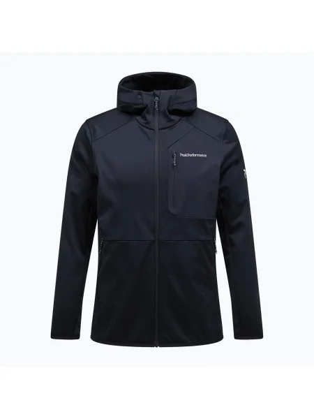 Peak Performance Utility Light Zip fekete/fekete melegítőfelső. Méret: S fekete