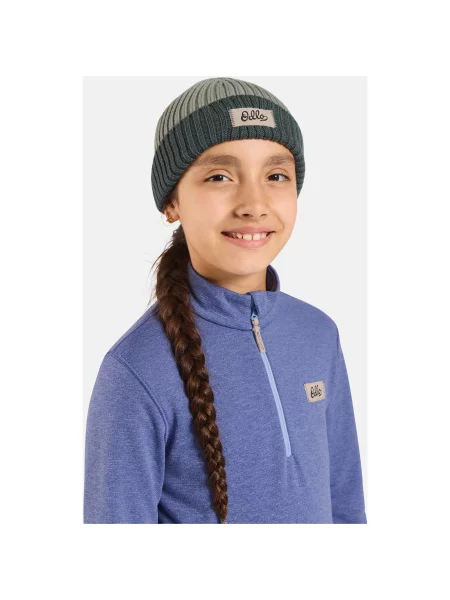 Czapka Odlo Hat MERINO WARM HEAVY KNIT KIDS zielona