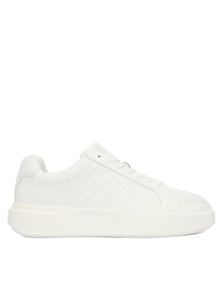 Sneakers Calvin Klein Chunky Cupsole Laceup Lth Aop Negru alb