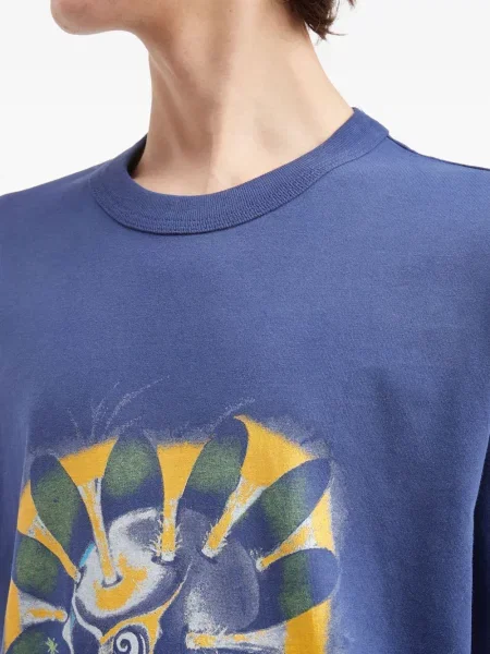 Tricou Erl cu imagine albastru