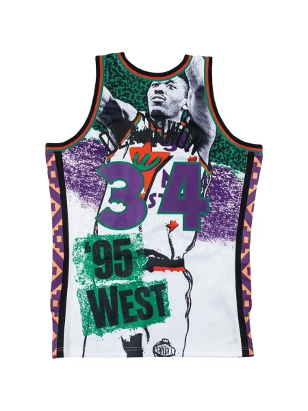 Cămașă Mitchell & Ness alb