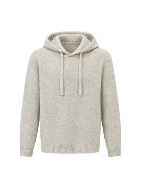 Bluza z kapturem Ferrante wełniana beżowa
