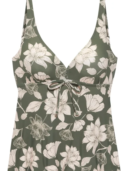 S.Oliver Tankini top LM / verde bej