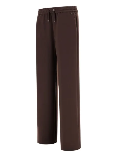 Pantaloni Herno cu cordon maro