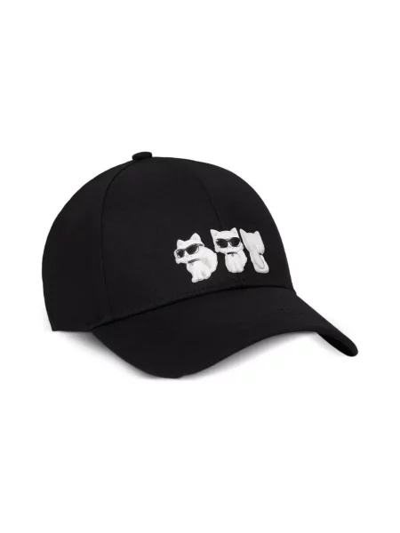 Karl Lagerfeld Čiapka Ikon / biela čierna