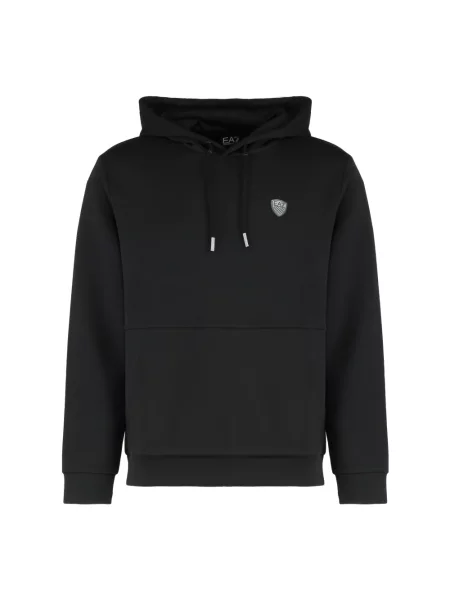 Bluza z kapturem Emporio Armani Ea7 czarna