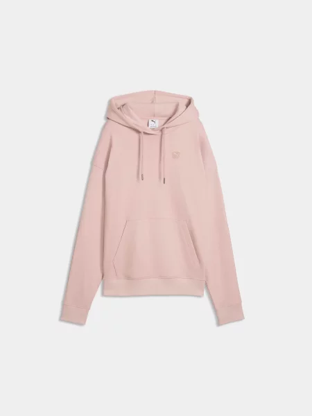 Худі PUMA Ess Elevated Hoodie комбінований верх рожевий