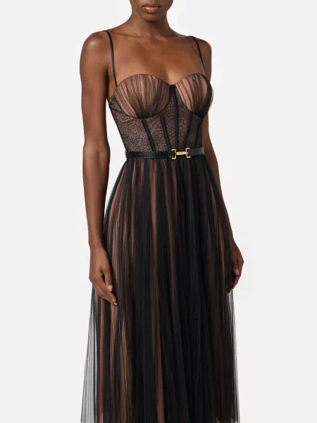 Платье Elisabetta Franchi черное