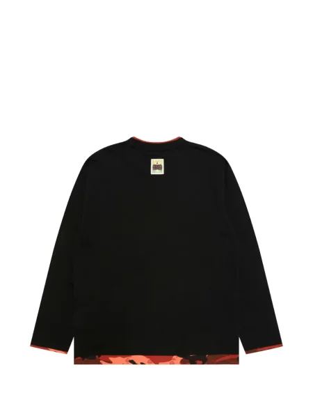 Tricou Aape By A Bathing Ape cu autograf negru