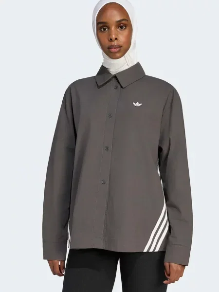 Adidas Originals cămașă pentru femei din gri