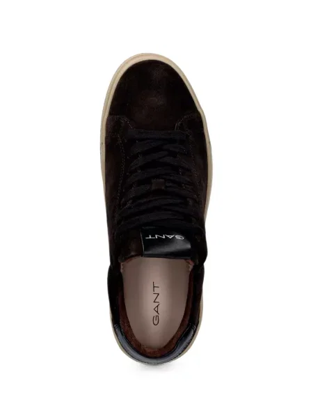 Szarvasbőr sneaker Gant nyomtatás barna