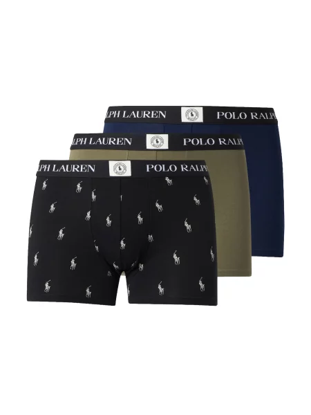 Polo Ralph Lauren Boxeri bleumarin / verde / negru alb