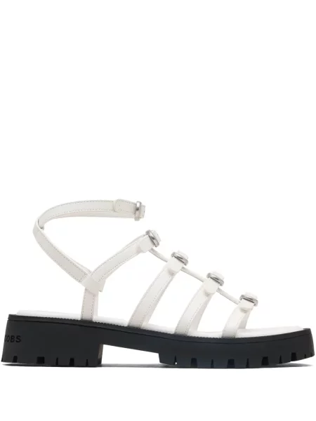 Sandale Marc Jacobs fără toc alb
