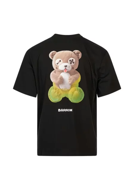 Ursuleț de pluș tricou Barrow cu imagine negru