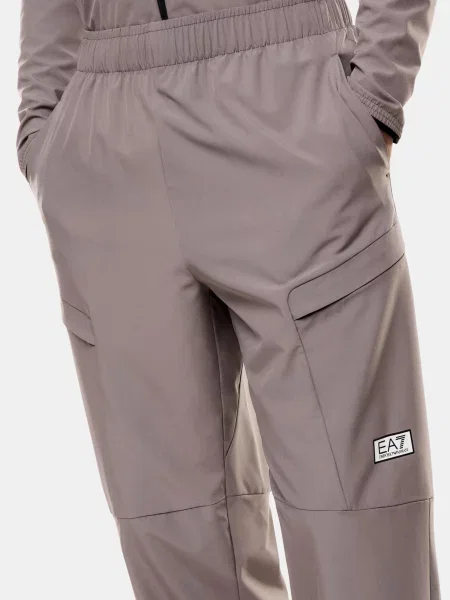 Спортивні штани поліестер/еластан сірий