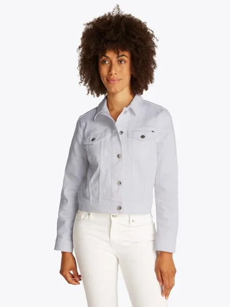 Jeans jakna Tommy Hilfiger bela