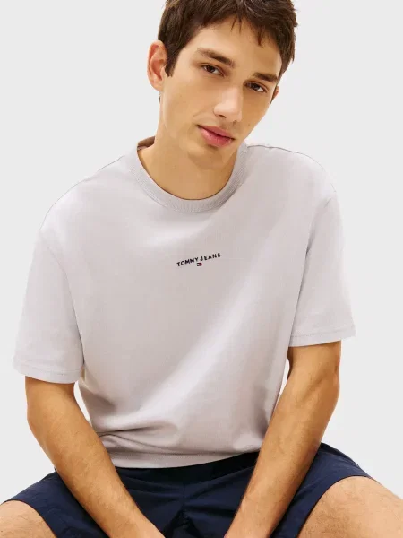 Футболка Tommy Jeans серая