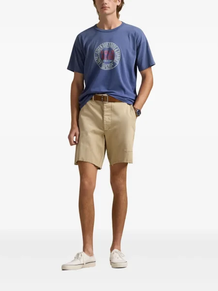 Lenvászon fürdőruha Polo Ralph Lauren piros