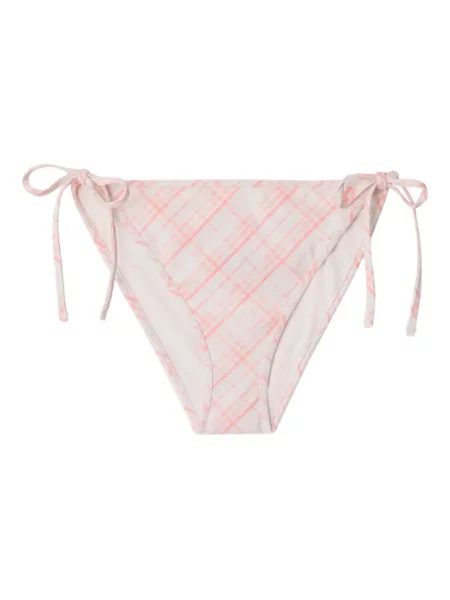 Bikini Burberry w kratkę różowy