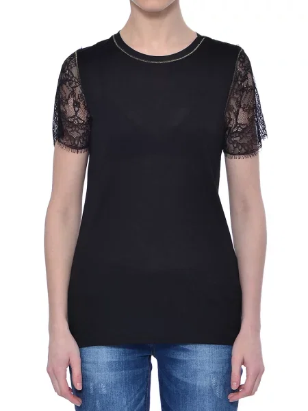 Футболка Patrizia Pepe чорна