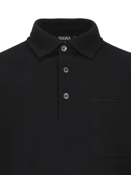 Tricou polo Zegna negru