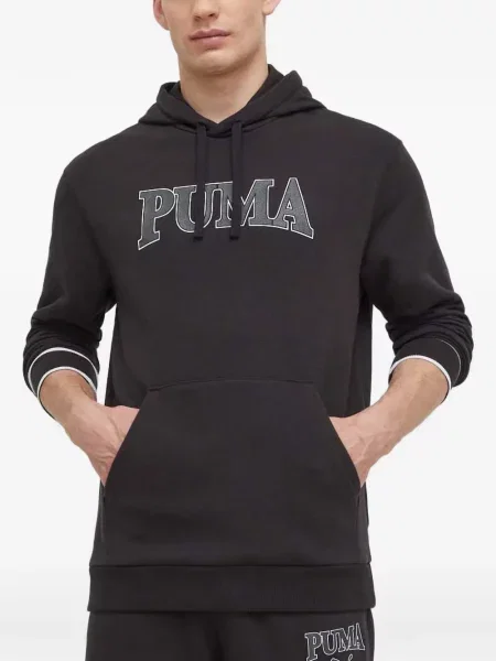 Hanorac cu glugă Puma cu imagine cu cordon negru