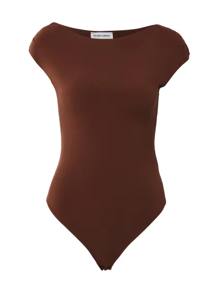 Studioselect Tricou body Lana' maro