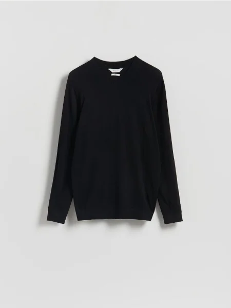 Reserved Pulover din majoritar negru