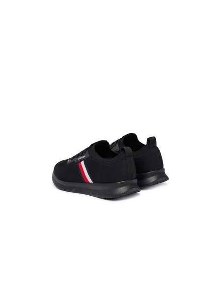 Tommy Hilfiger Sneakersy Lightweight Knitted Runner čierna