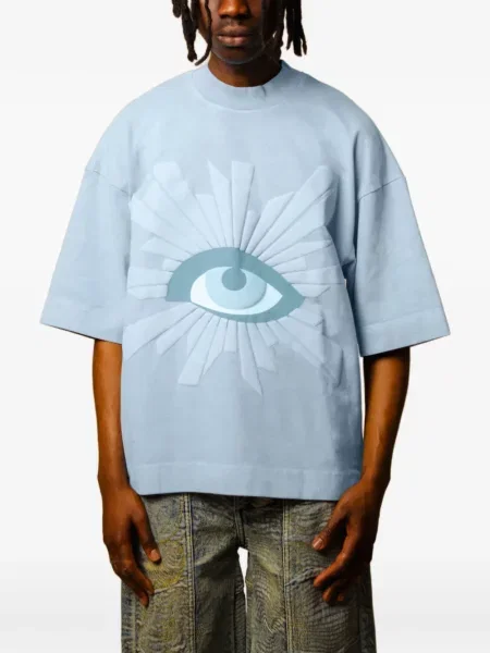 Tricou House Of Errors cu imagine albastru
