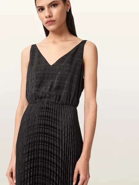Šaty AllSaints SINEAD maxi černá