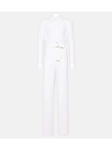 Salopetă Norma Kamali alb