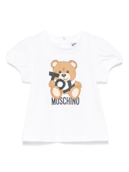 Koszulka dziecięca Moschino biała