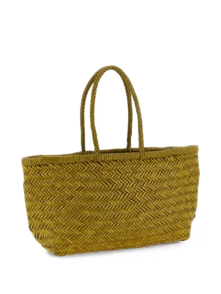 Geantă shopper Dragon Diffusion din piele verde