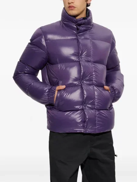 Geacă cu puf Moncler violet