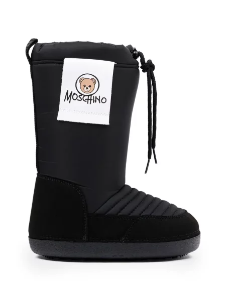 Botki dziecięce Moschino czarne