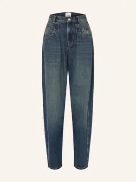 Isabel Marant Barrel Džíny Lisha faded blue modré