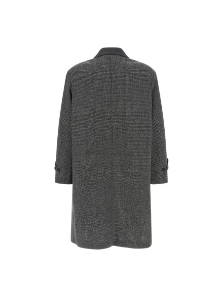 Płaszcz Maison Margiela wełniany szary