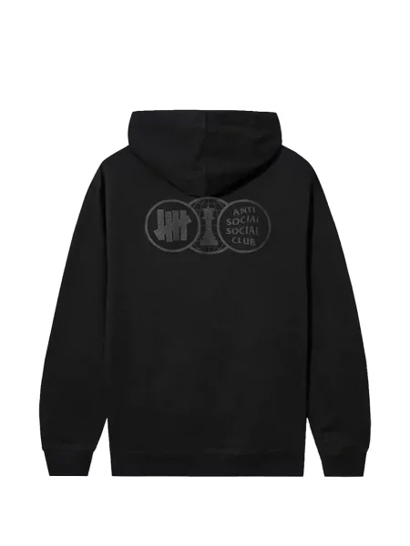 Hoodie Anti Social Social Club με κουκούλα μαύρο
