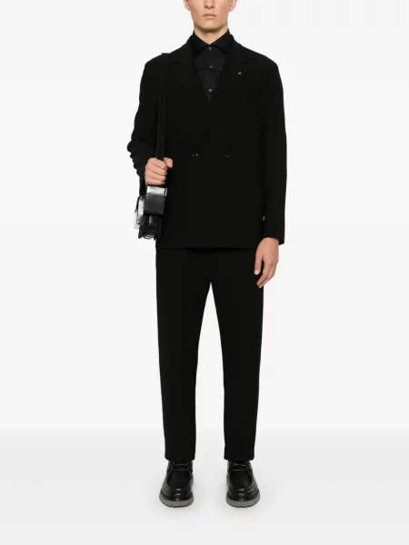 Cămașă Barba din poplin negru