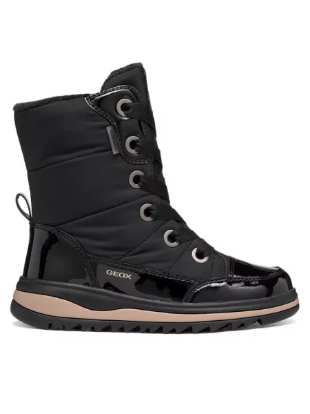 Geox Sniego batai J Adelhide Girl B Ab S juoda
