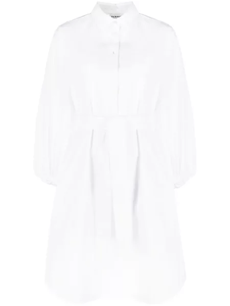 Rochie tip cămașă P.a.r.o.s.h. lungă de costum alb