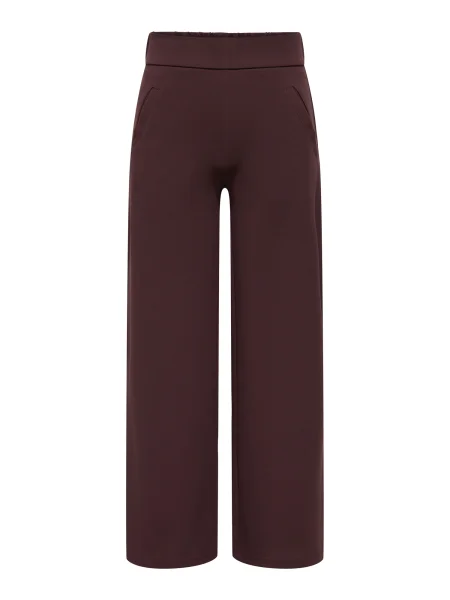JDY Pantaloni JDYLOUISVILLE CATIA închis maro