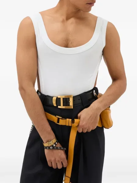 Cămașă Versace din jerseu alb