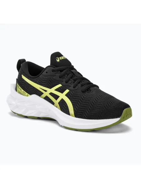 Gyerek futócipő ASICS Novablast 2 GS black/glow yellow Novablast 2 GS fekete