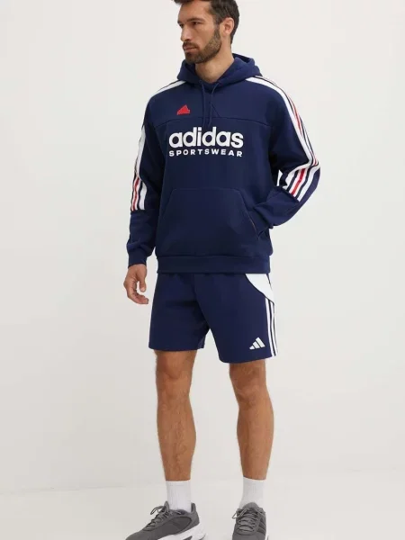 ADIDAS PERFORMANCE Športové nohavice Tiro modrá biela