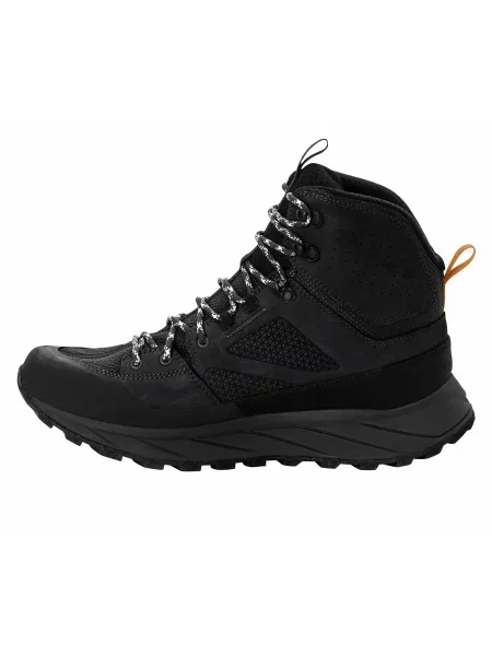 Кожаные ботинки Jack Wolfskin черные