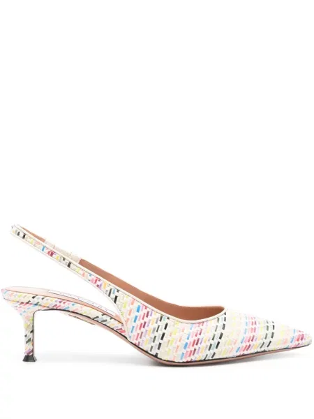 Pantofi cu toc Aquazzura alb